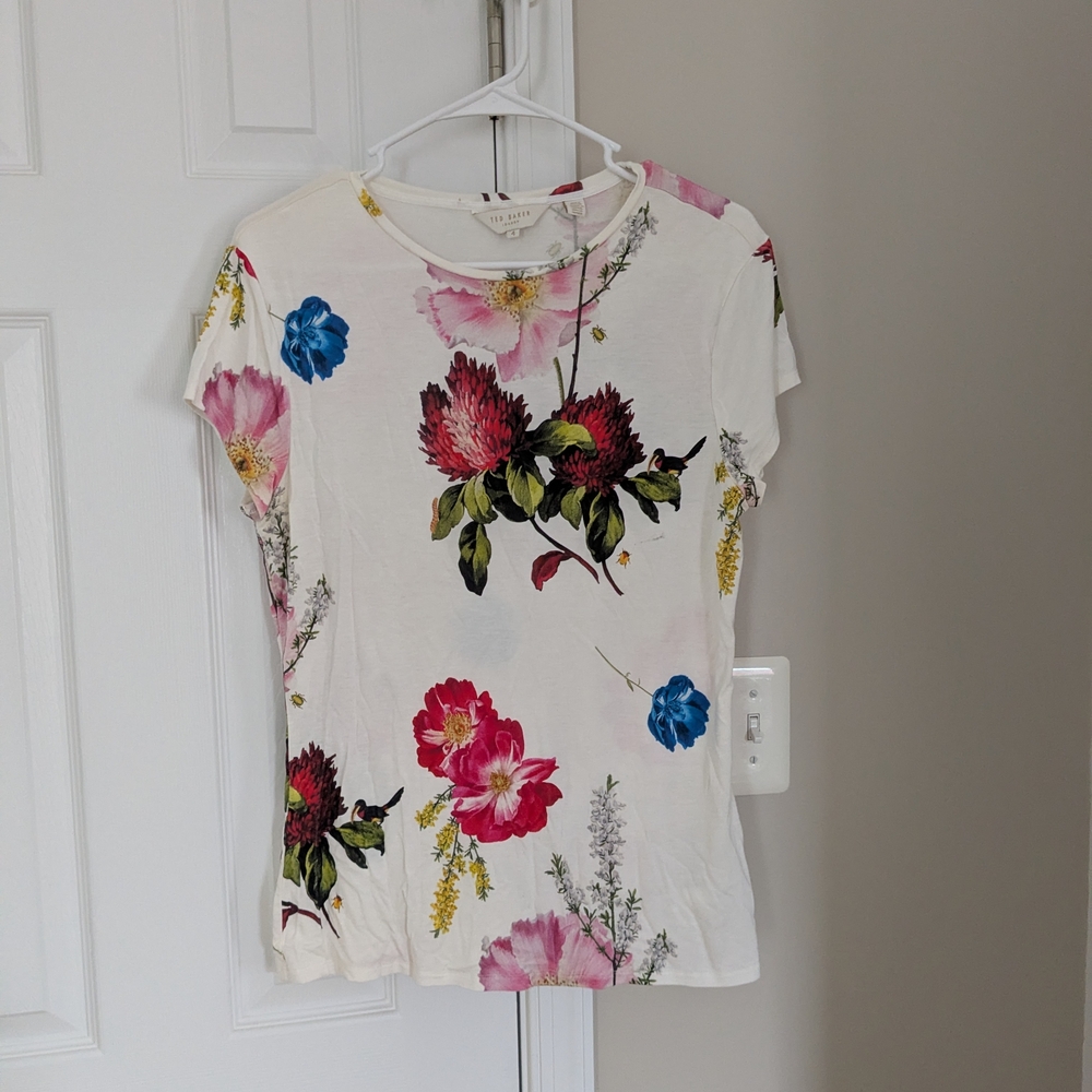 Floral Print Women's Top